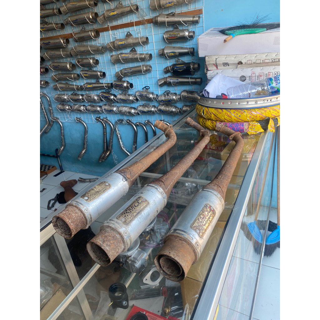 knalpot mcc solo original buat semua motor sleep engine barang bekas