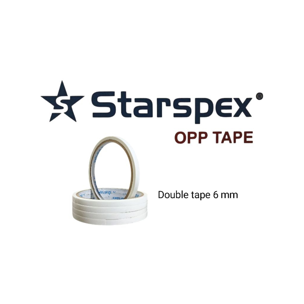 

double tape 6 mm per bks isi 4 pc #