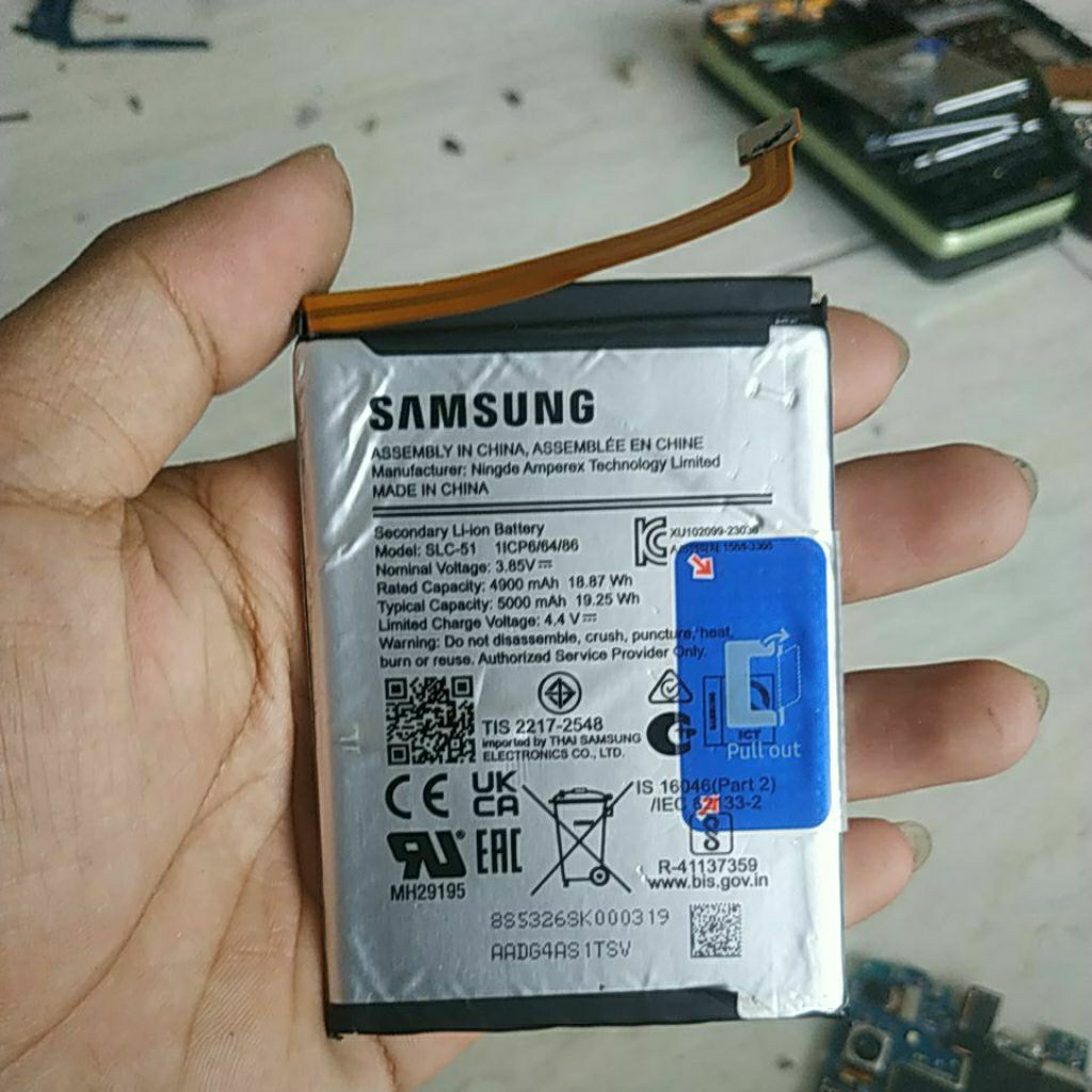 baterai bekas Samsung a05s,model SLC-51