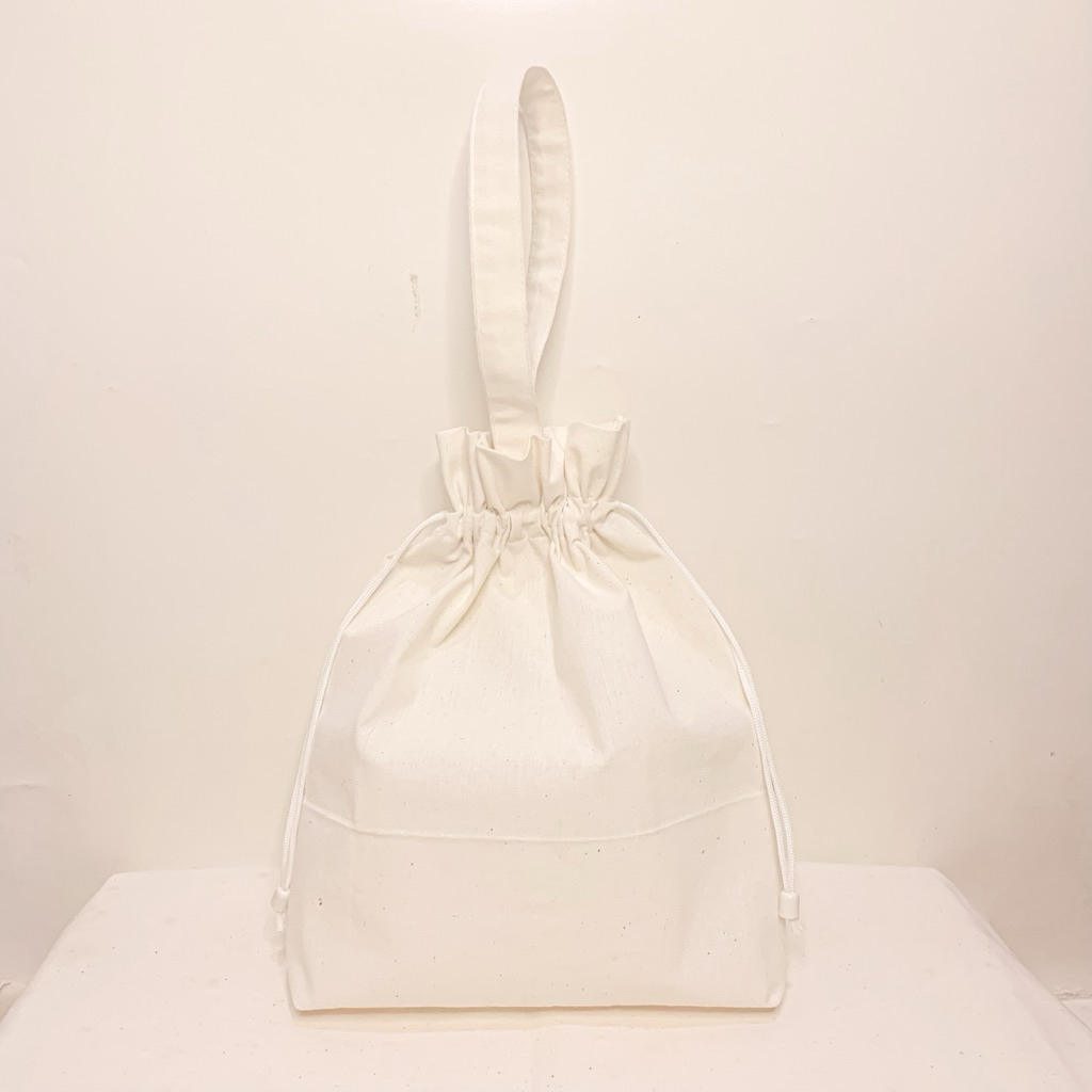 Pouch Serut Blacu Handle | Pouch Blacu Polos | Tas Serut Blacu Polos