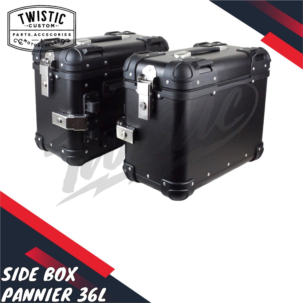 Side Box Samping Pannier 36 L Motor BMW Himalayan Versys CB500X KTM