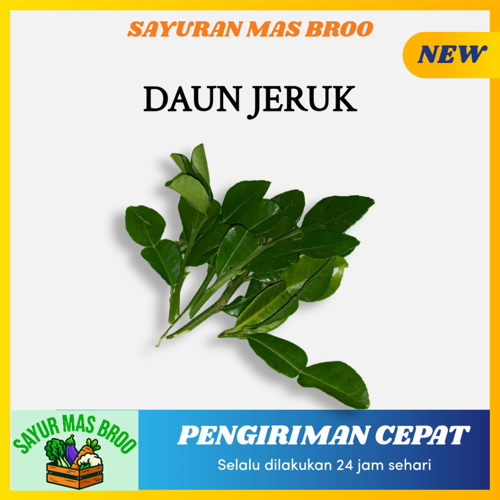 

Daun Jeruk Per Ikat - Toko Sayuran Mas Broo Palembang