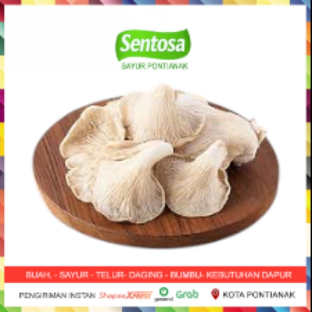 

Jamur Tiram / Oyster Mushroom 150 gr Sentosa Sayur Pontianak