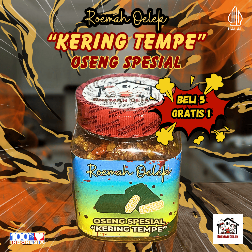 Softcookies_ [] Orek Tempe Teri Kacang Pedas Manis Sambal 135Gr Kering Tempe Orek Kering Renyah