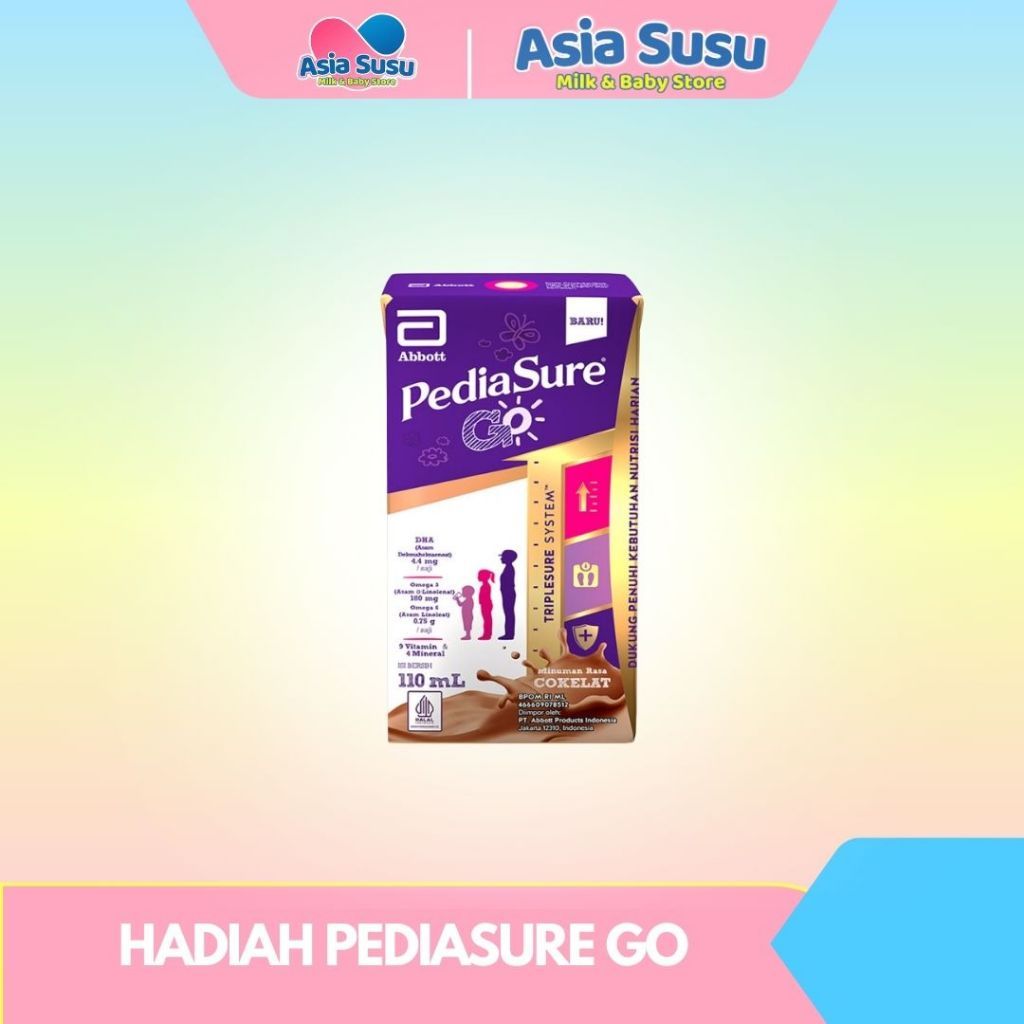 

[HADIAH TIDAK UNTUK DIJUAL] PEDIASURE GO UHT 110ML