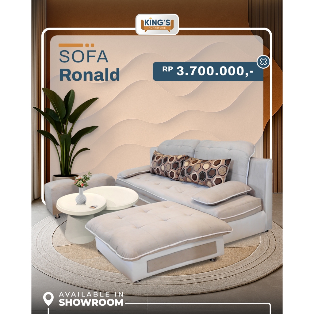 KINGS FURNITURE PONTIANAK - SOFA ATLANTIK - SOFA SUDUT MURAH - SOFA RUANG TAMU - SOFA MINIMALIST - S