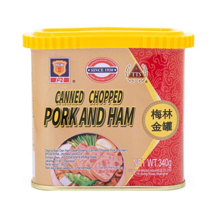 

TTS Maling Chopped Pork And Ham 340gr / Maling Pork Ham Chopped- NON HALAL