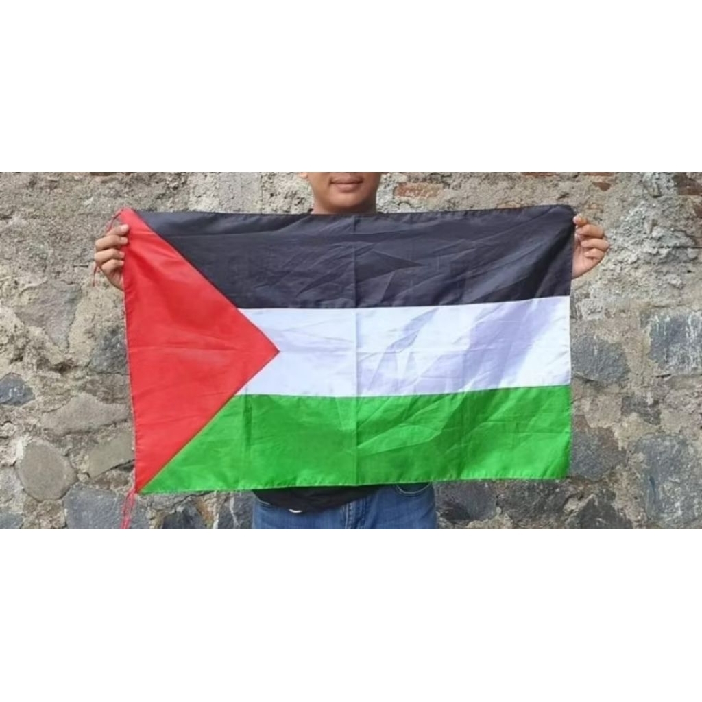 BENDERA PALESTINA TERMURAH 120X90 100X150CM