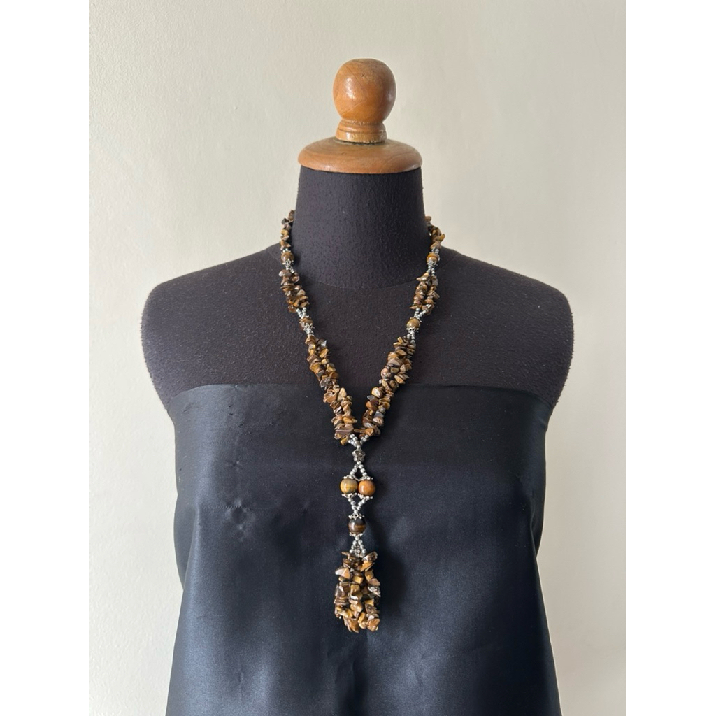 Tiger Eye Stone Necklace