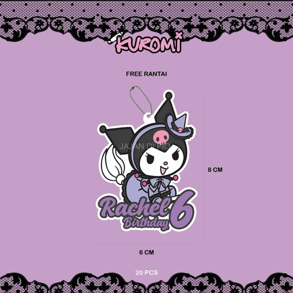 

Hang Tag Custom 20 pcs include rantai PO 1 hari / hang tag ulang tahun anak / hangtag custom / hangtag birthday