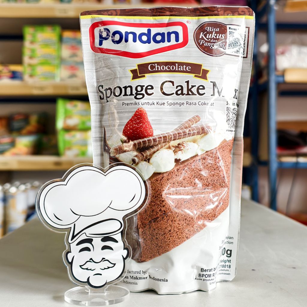 

Pondan Sponge Cake Cokelat 200Gr / Pondan Bolu Coklat 200Gr