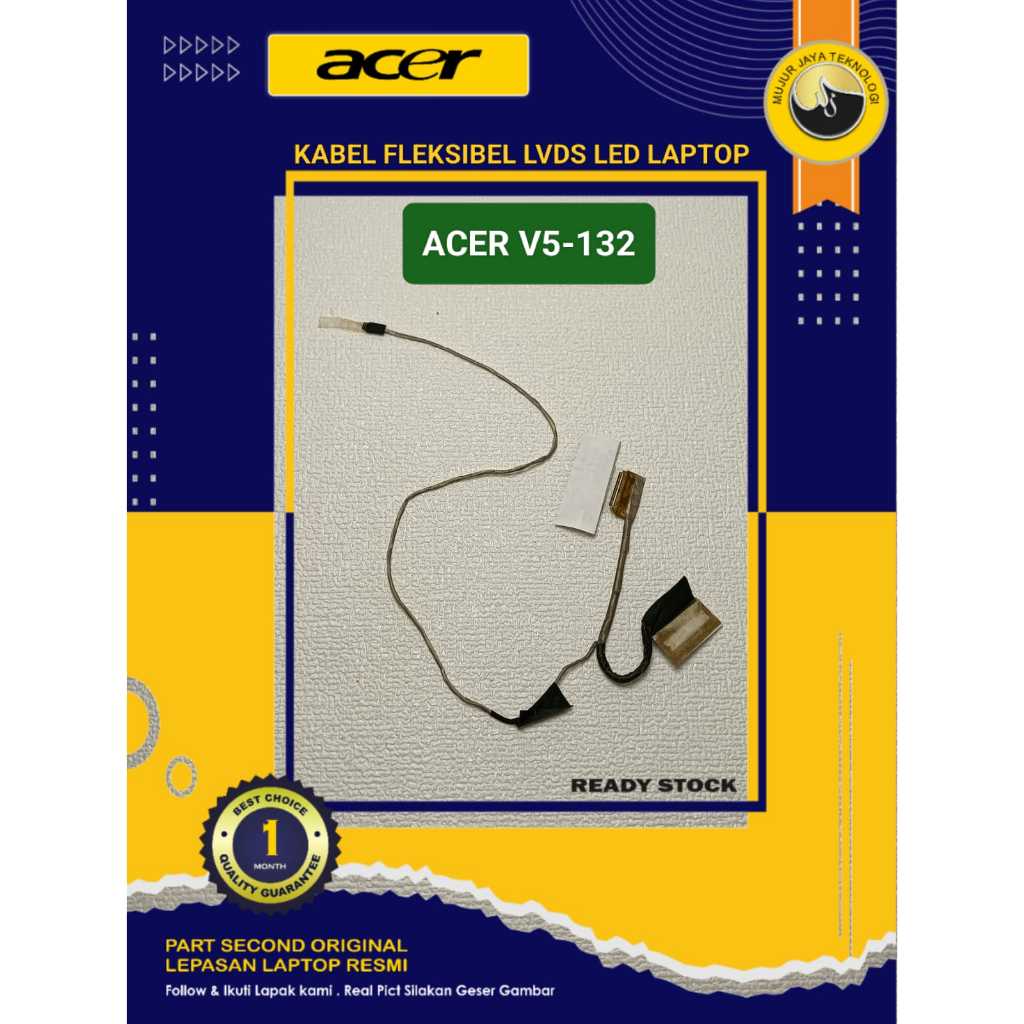 Kabel Flexible Fleksibel LVDS LED LCD Laptop ACER ASPIRE V5 V5 132 V5 122 V5 122P NON TOUCHSCREEN