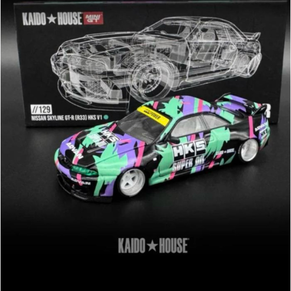 Mini GT Kaido House R33 HKS V1