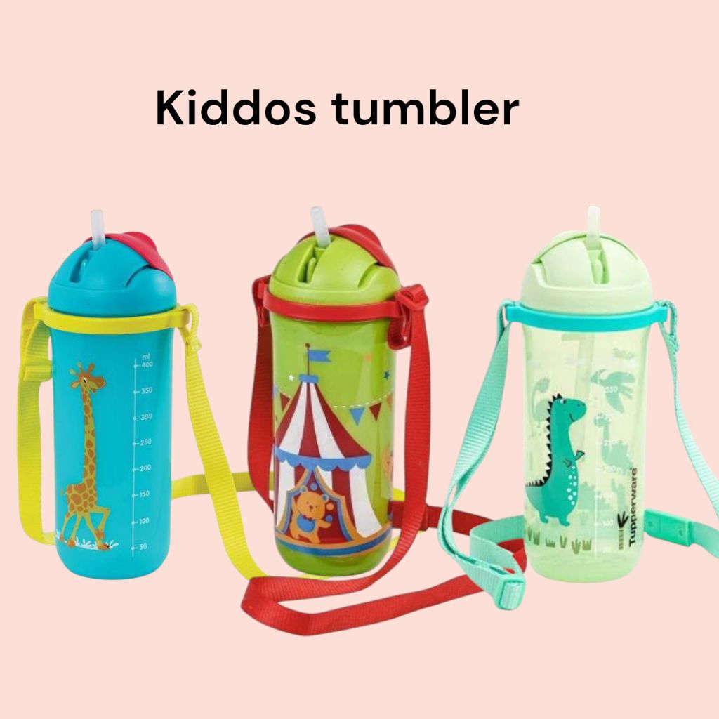 Kiddos tumbler tupperware / kiddos lunch set tupperware original