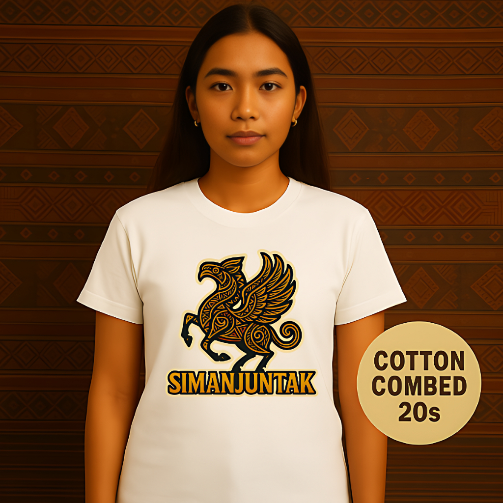 SIMANJUNTAK / Kaos Marga Batak / Cotton Combed 20s Classic Premium