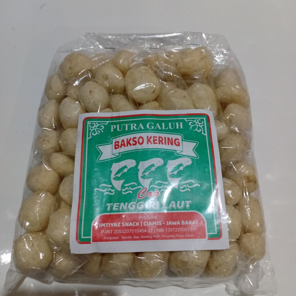 

Makanan ringan baso mini kering asin&pedas renyah gurih