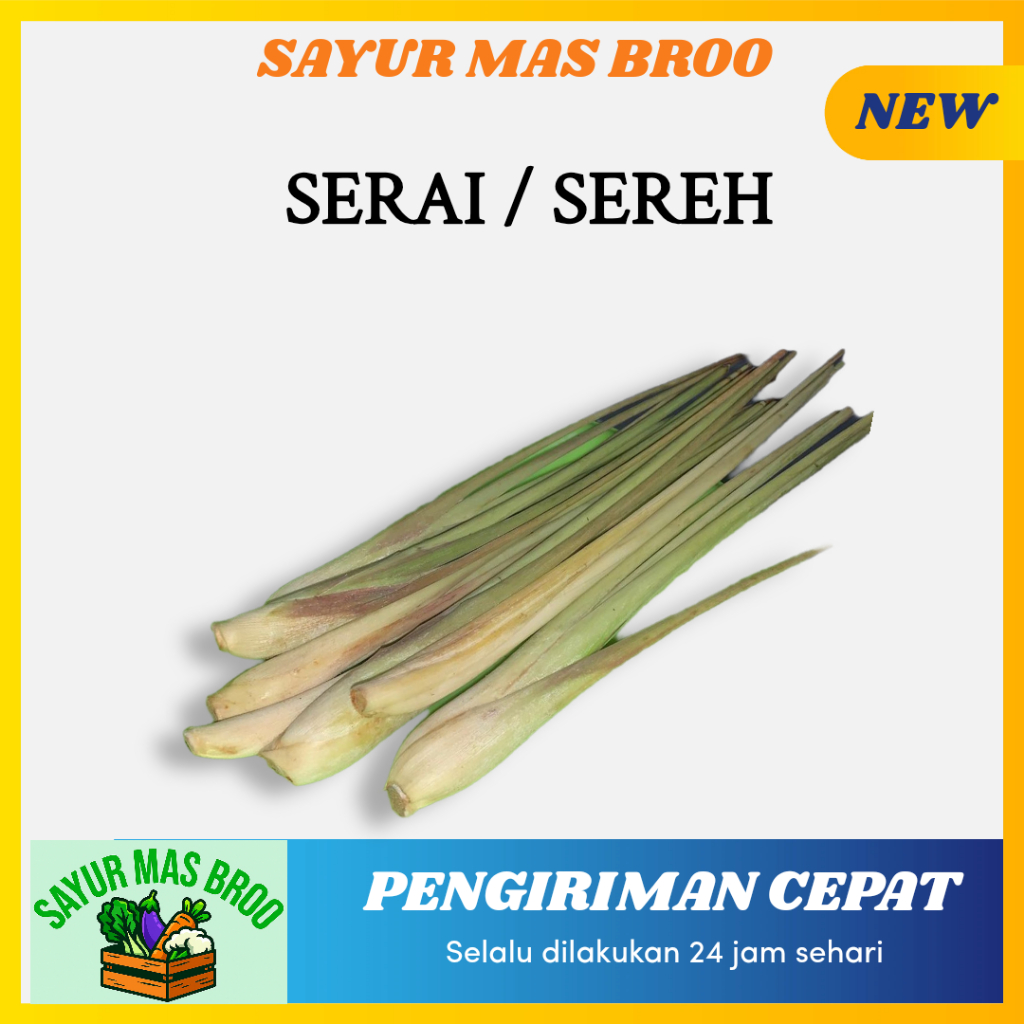 

Daun Serai Per Ikat - Toko Sayuran Mas Broo Palembang