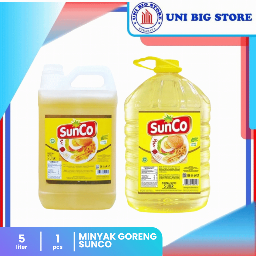 

SUNCO Minyak Goreng Botol Jerigen Galon 5 Liter Fried Oil