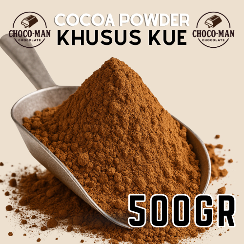 

Chocoman - Coklat Bubuk Murni 500gr - COKELAT BUBUK Cocoa Powder Murni Tanpa Gula - Cokelat bubuk Khusus olahan Kue - Tidak bisa untuk minuman