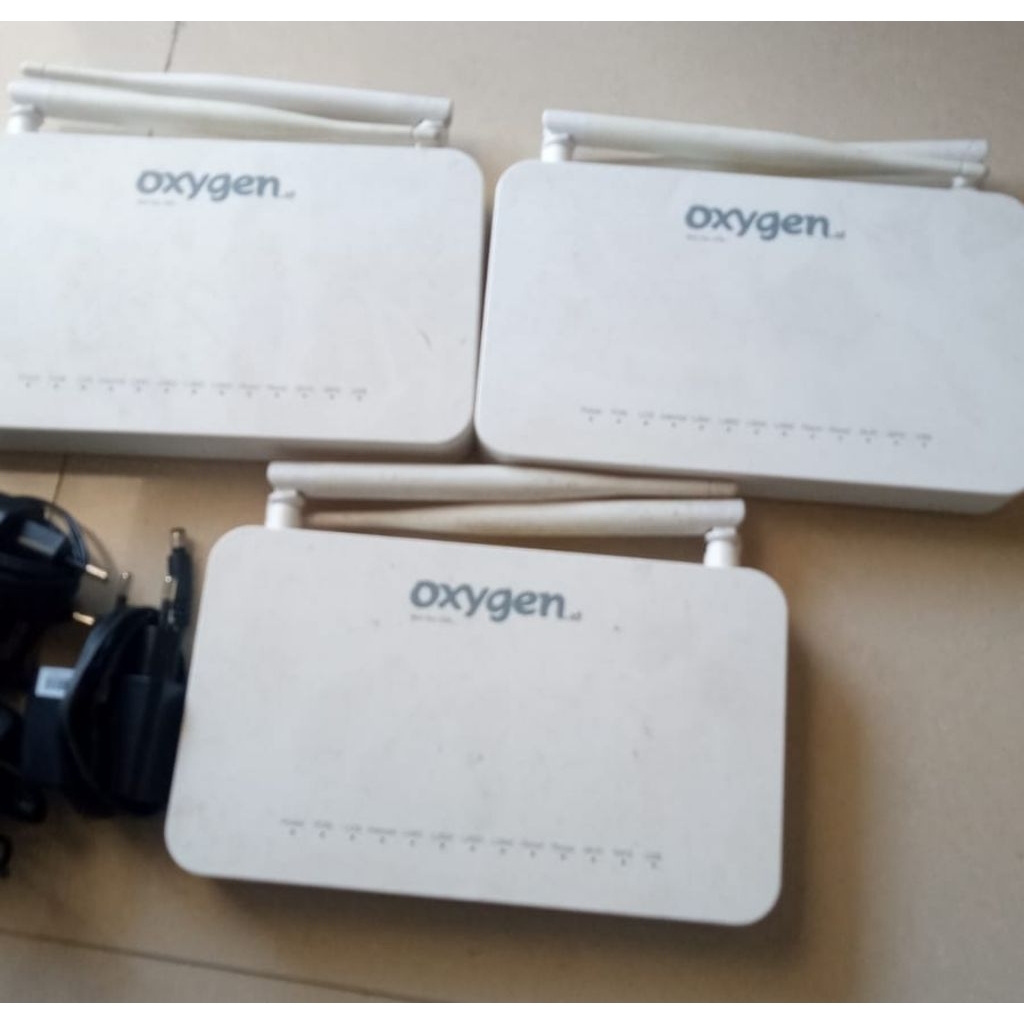 ROUTER ZTE F609 V3 PORT HIJAU + ADAPTOR (BEKAS HIDUP NORMAL)