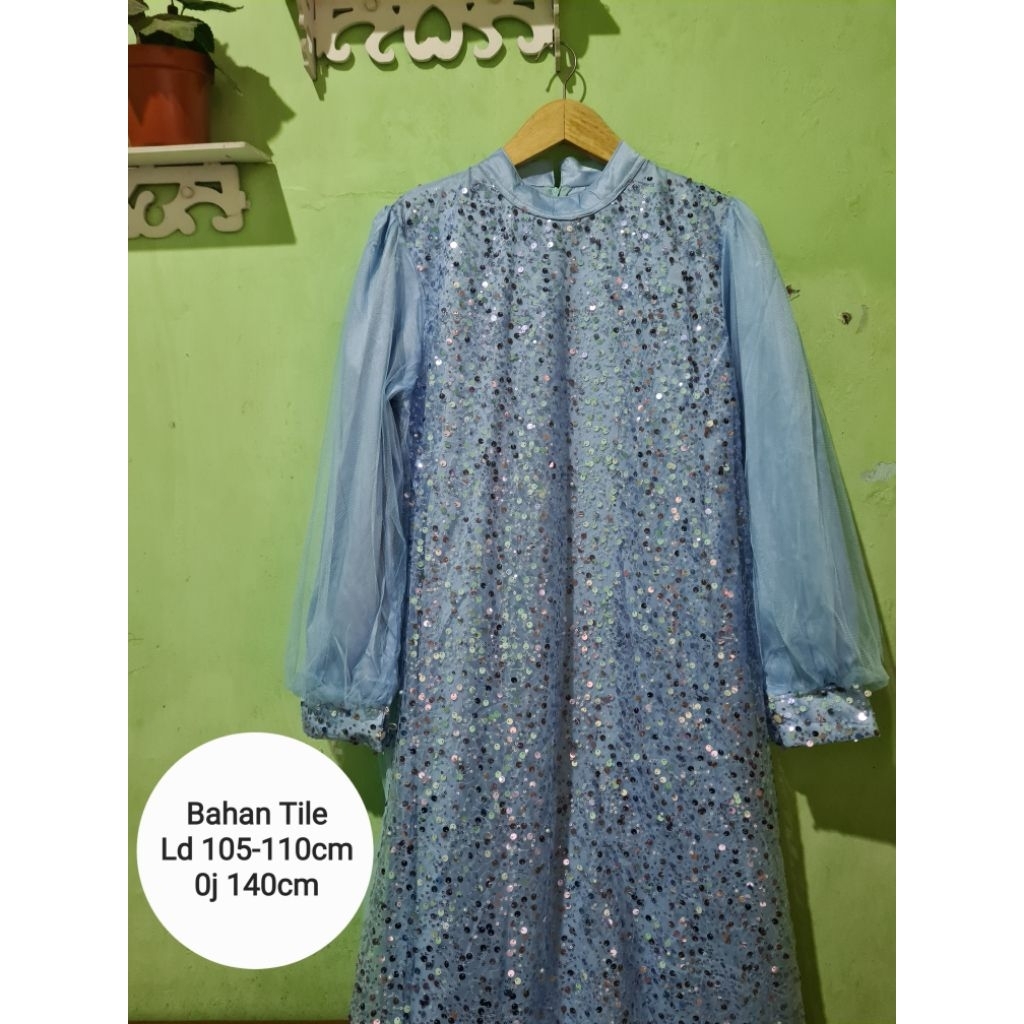 Gamis Blink Biru Langit