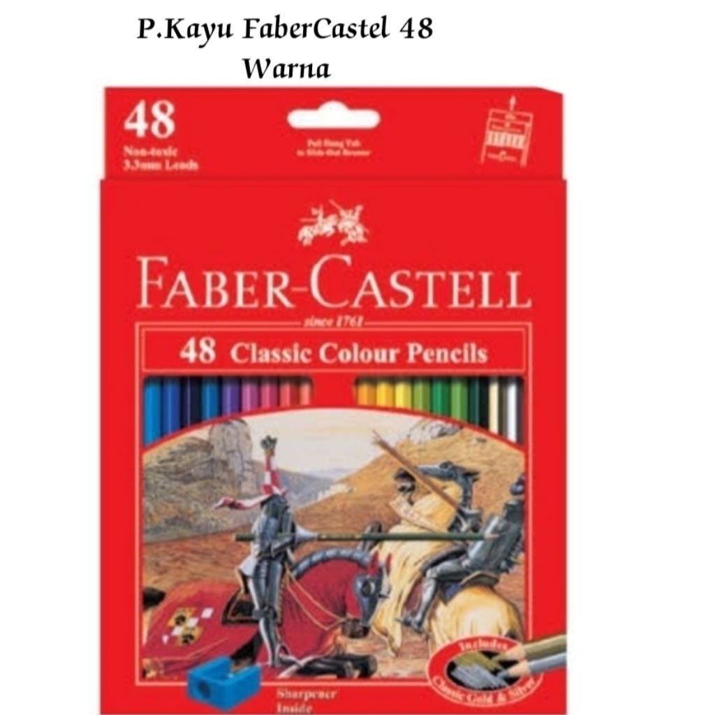

Pensil Warna Kayu Fabercastell Classic Colour 48 Warna / Set