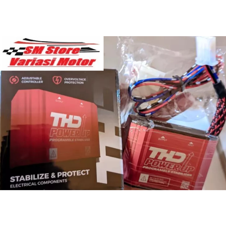 THD MTD Power Up Motor Adjustable Universal Pengstabil Kelistrikan Motor Penguat Voltase Aki Motor A