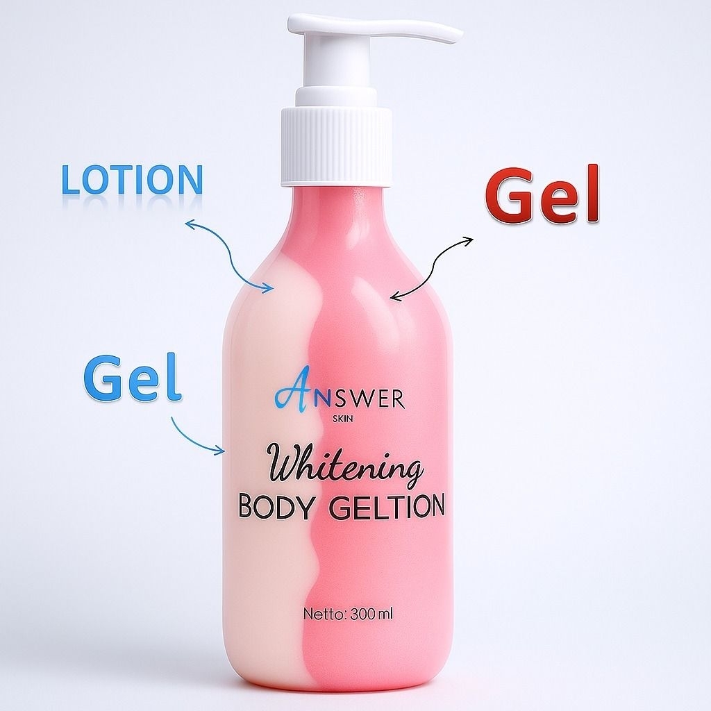 Handbody Pemutih Badan Answer Skin by Rathika –Lotion BPOM 100% Ori Aman untuk Kulit Sensitif perman