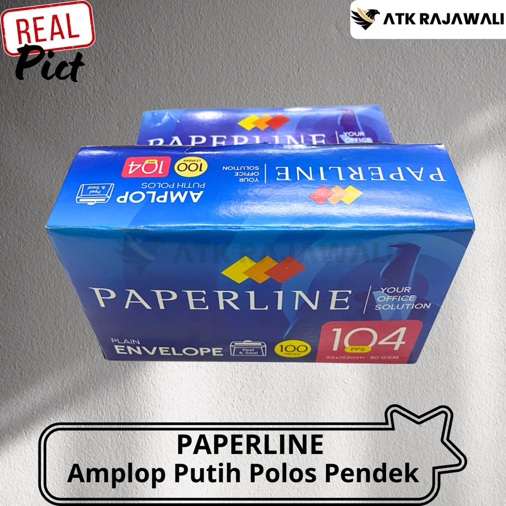 

(100 Pcs/Pack) Amplop Putih Paperline Ppl 104 PPS Ukuran 95 x 152 mm