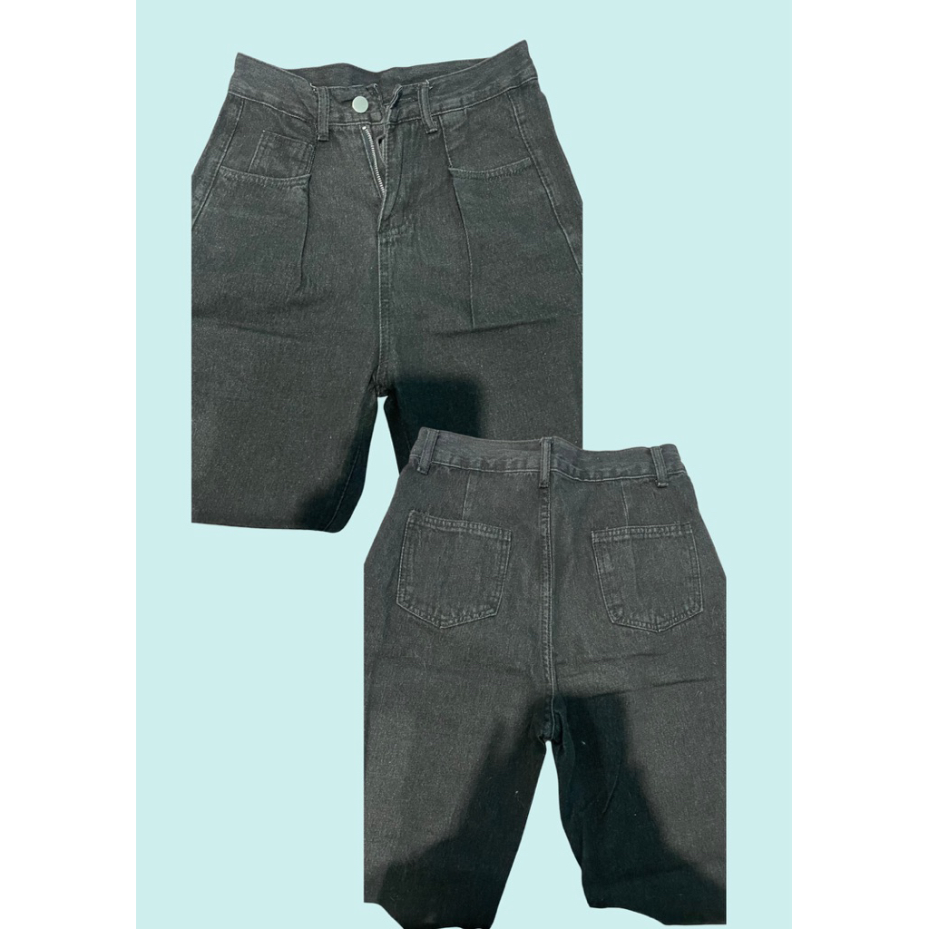 NO BRAND BLACK JEANS