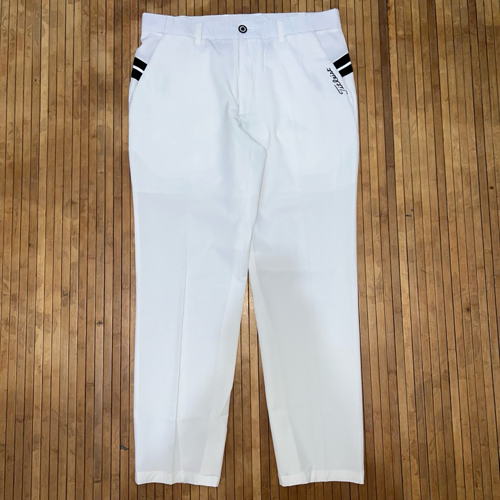 TITLEIST GOLF WHITE PANTS malbon j lindeberg