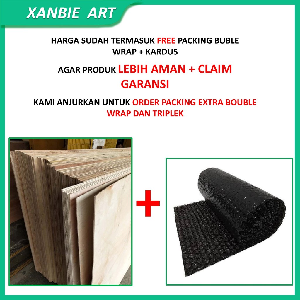 

Packing Extra Bauble Wrap dan Triplek