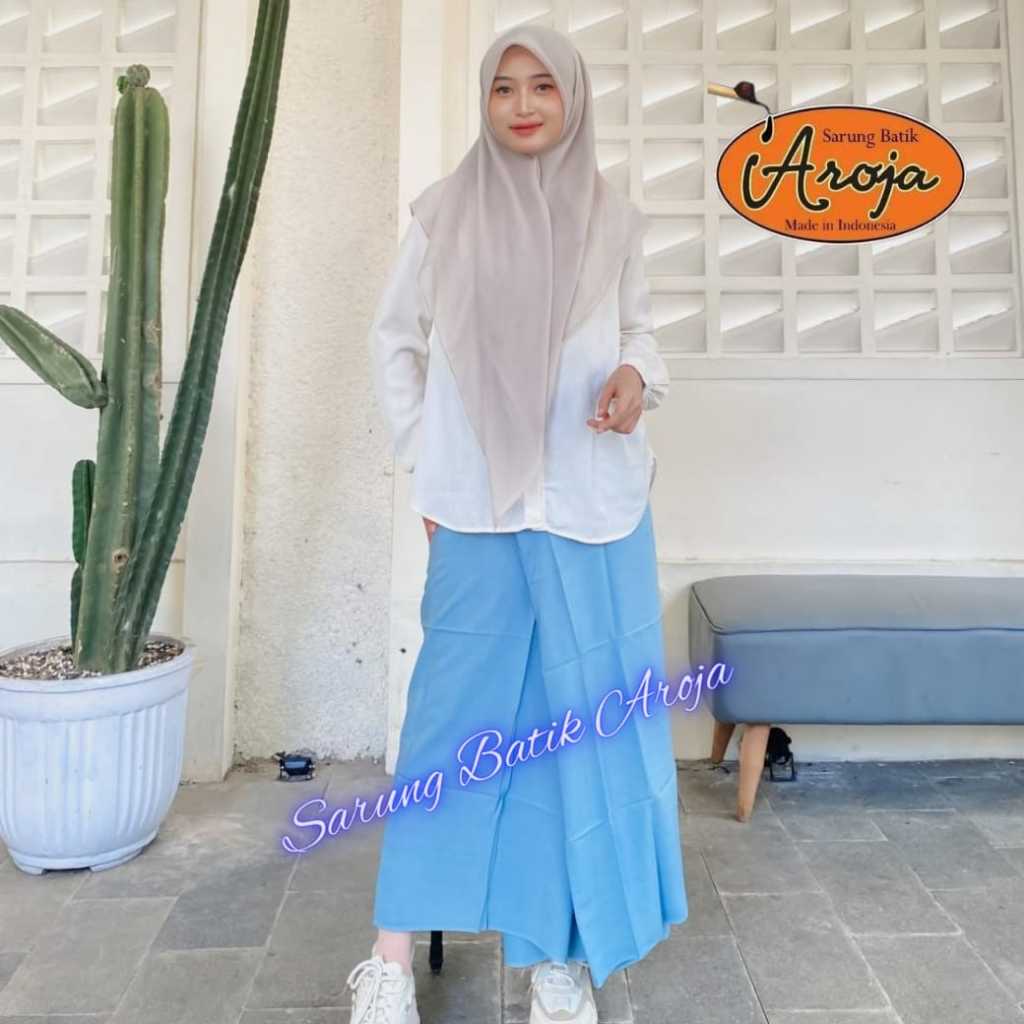Sarung Batik Aroja Goyor Polos Sarung Goyor Asli Sarung Goyor Sarung Rayon Polos Sarung Santriwati