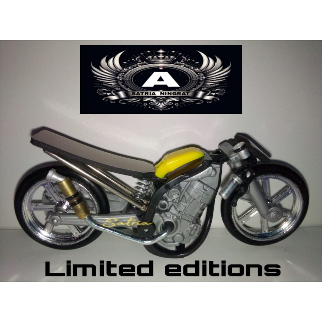 Miniatur motor drag NINJA CROM STENLIS 2025