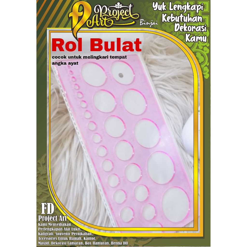 

Rol Bulat untuk membuat lingkaran