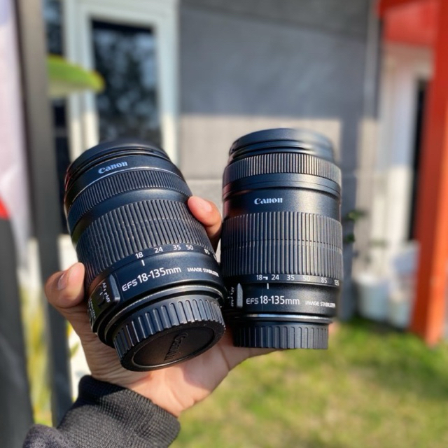 Lensa Canon 18-135mm IS / IS STM Murah Like New Optik Bersih tanpa jamur