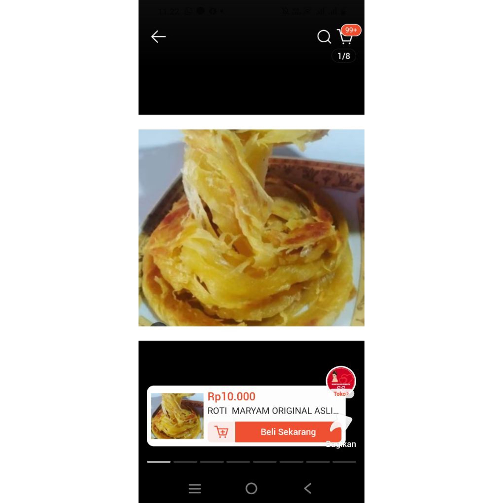 

Roti Maryam isi 10 pcs