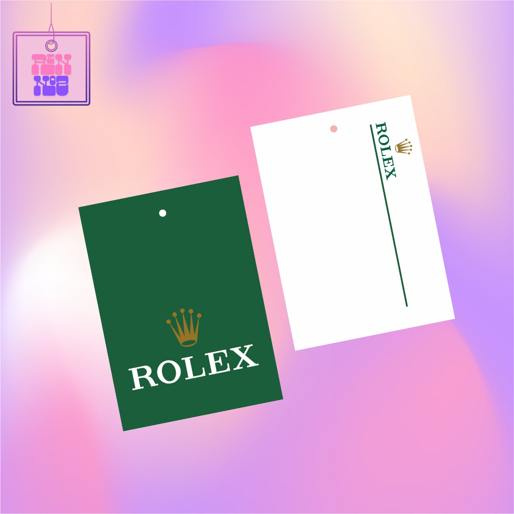 

Hangtag Rolex || Label Jam || Label brand rolex