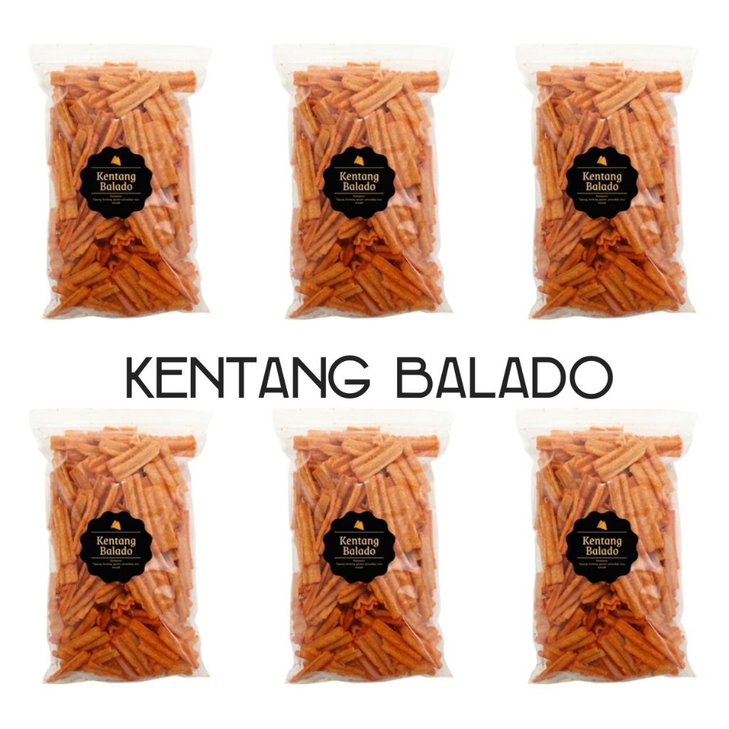 

Cemilan Snack Kentang Balado