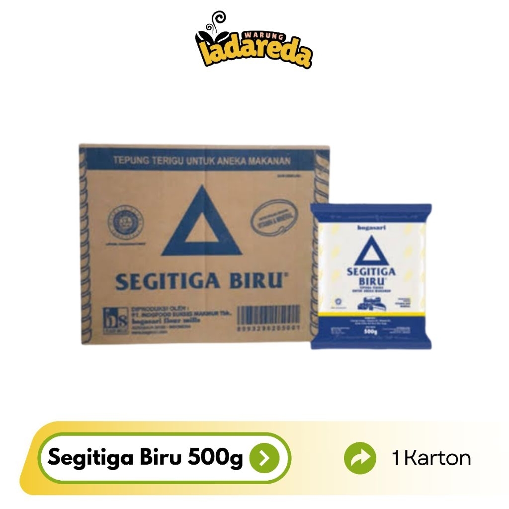 

Segitiga Biru Tepung Terigu Serbaguna Aneka Makanan 1 dus