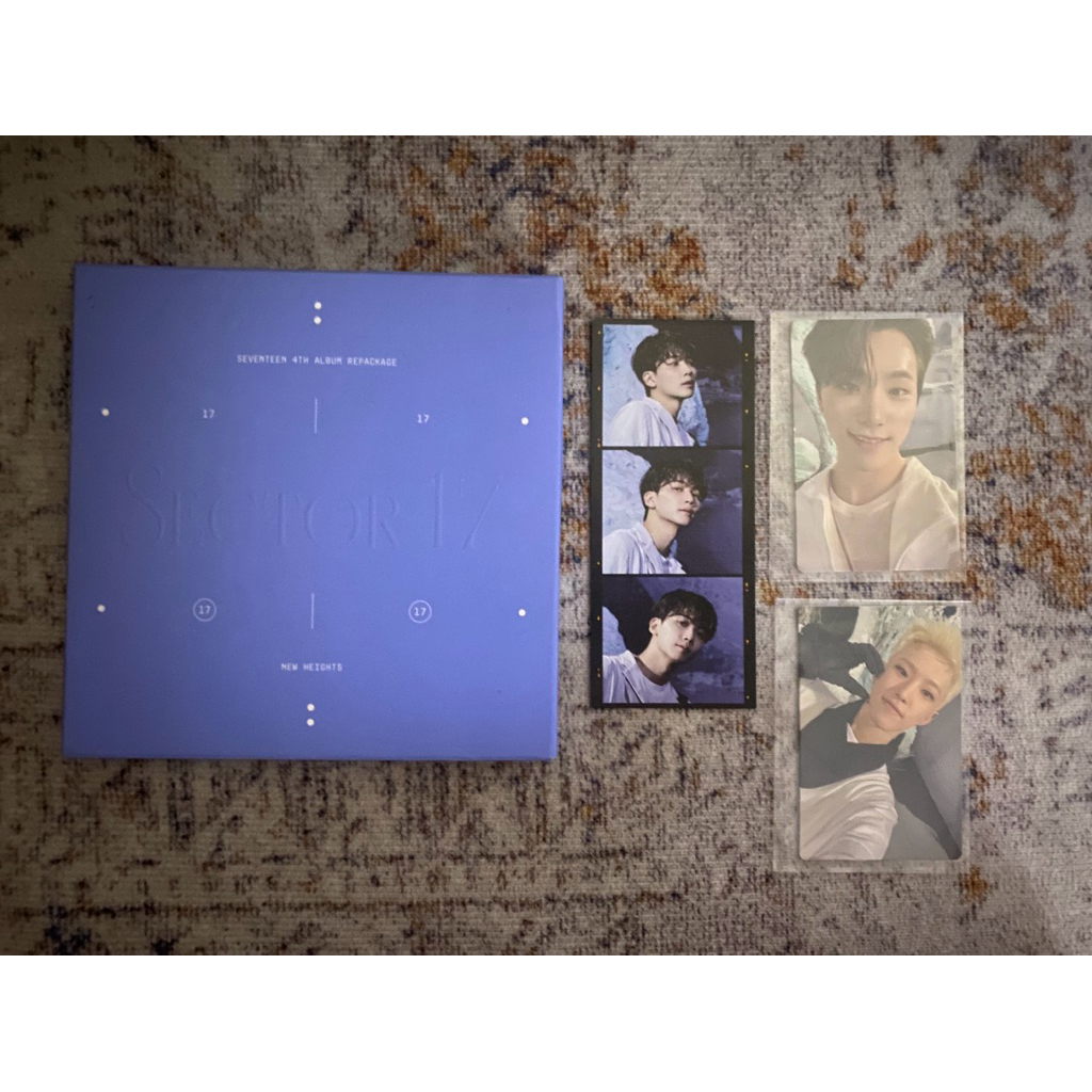 ALBUM PHOTOCARD SEVENTEEN OFFICIAL SECTOR17 DINO HOSHI JEONGHAN