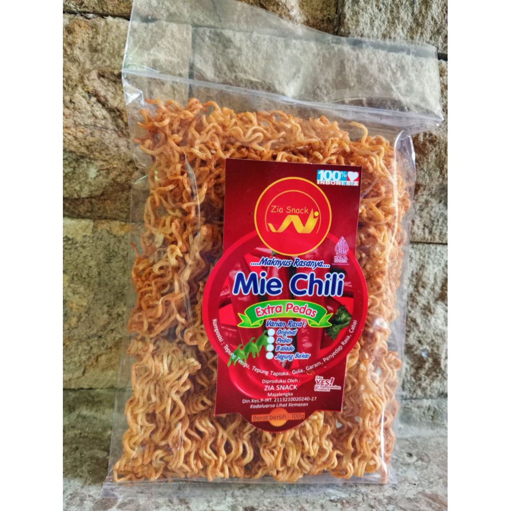 

Mie Chilie Kremes ziasnack : Pedasnya Nampol, Kriuknya Mantap