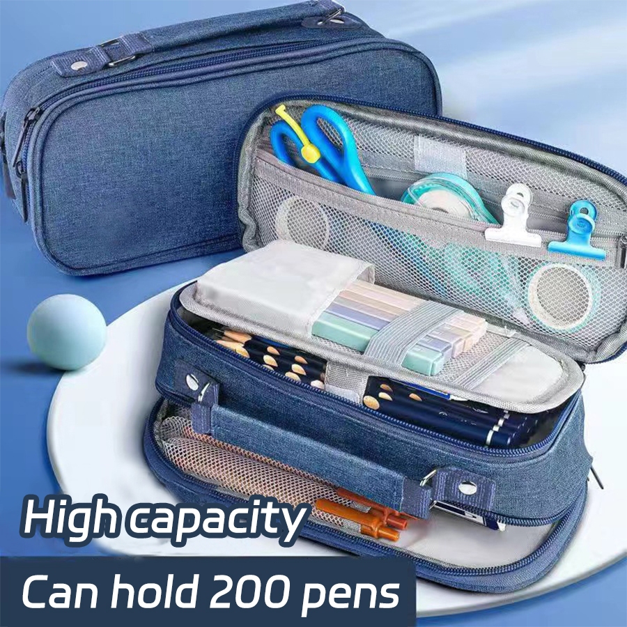 

TEMPAT PENSIL KOREA MULTI SEKAT UKURAN BESAR YRI / TEMPAT PENSIL KULIAH KANTOR