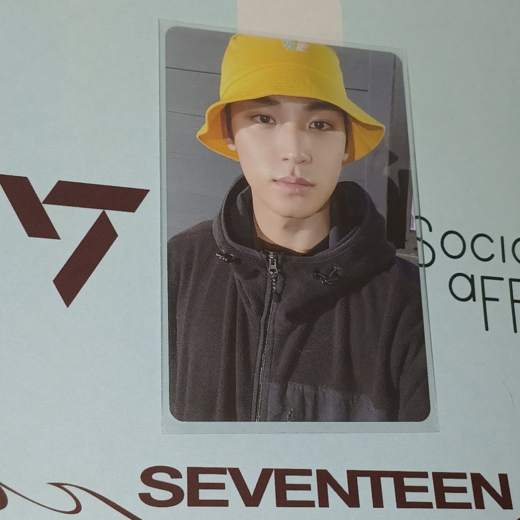 (READY STOCK) MINGYU TOPKUN/MINGYU ITS TOPKUN/MINGYU TOPI KUNING/MINGYU IN THE SOOP/PHOTOCARD OFFICI