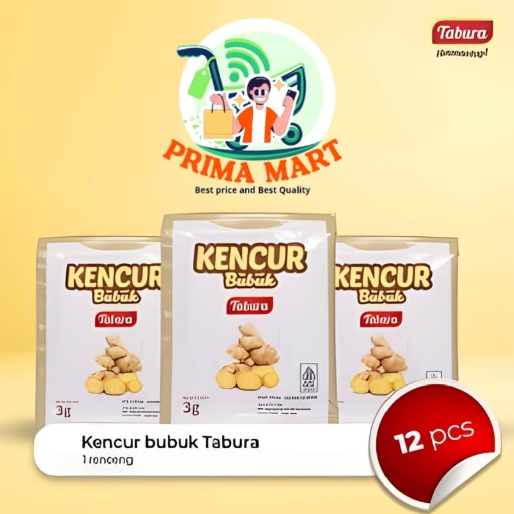 

Kencur Bubuk TABURA 4 gram [ 1renceng] isi 10 pcs