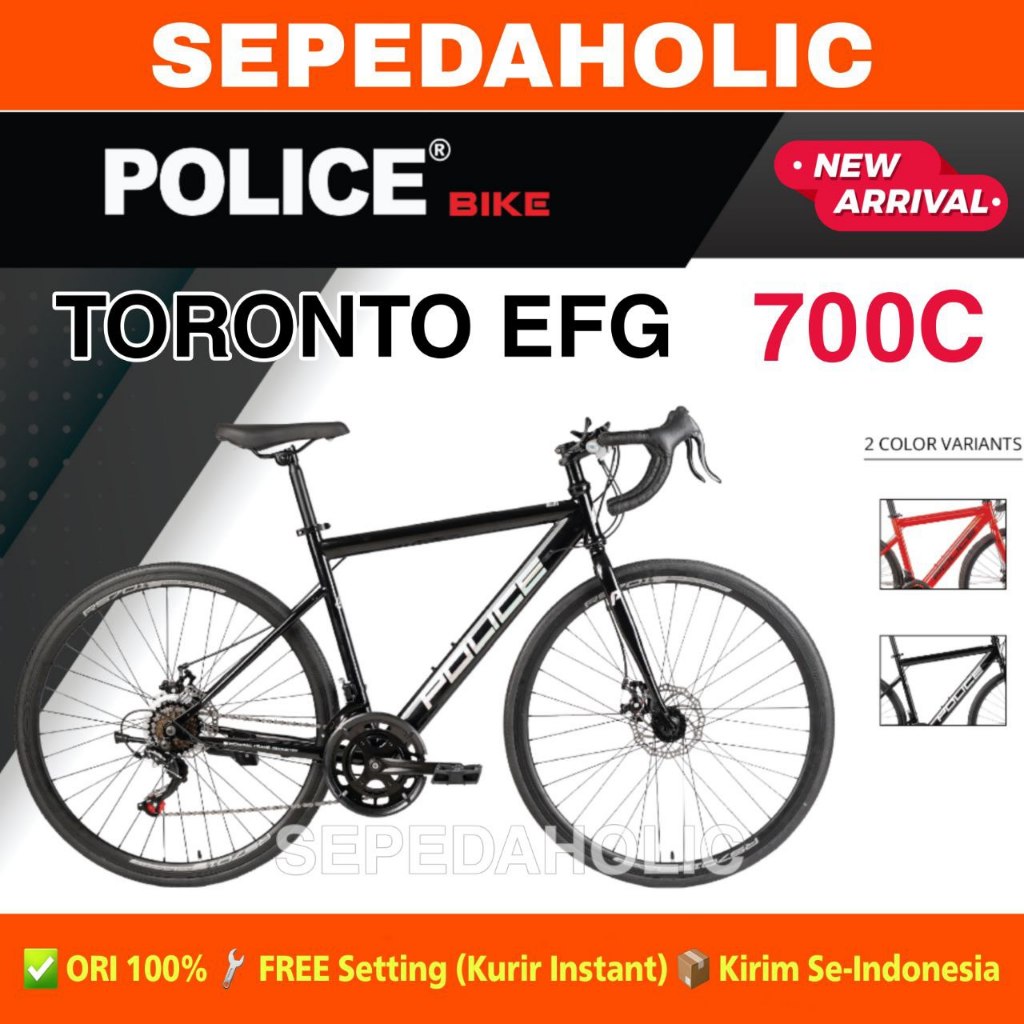 Sepeda Roadbike ELEMENT POLICE TORONTO EFG Balap 700C