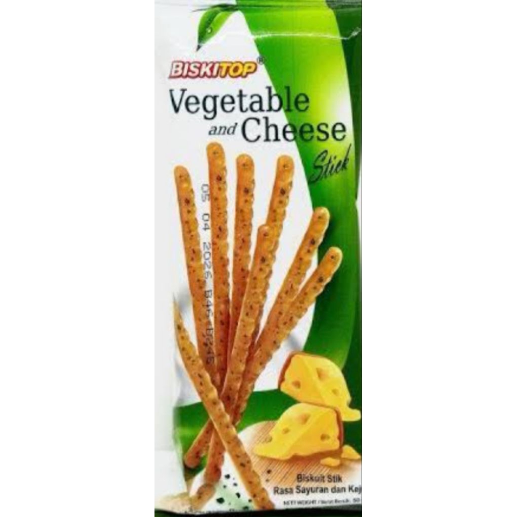 

( per pcs) vegetable and chese stik gramasi 50gram...