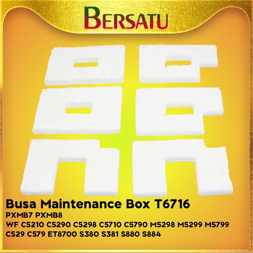 Busa Maintenance Box T6715 PXMB7 / T6716 PXMB8 Cartridge Waste Ink Tank Sponge Catridge Pembuangan T