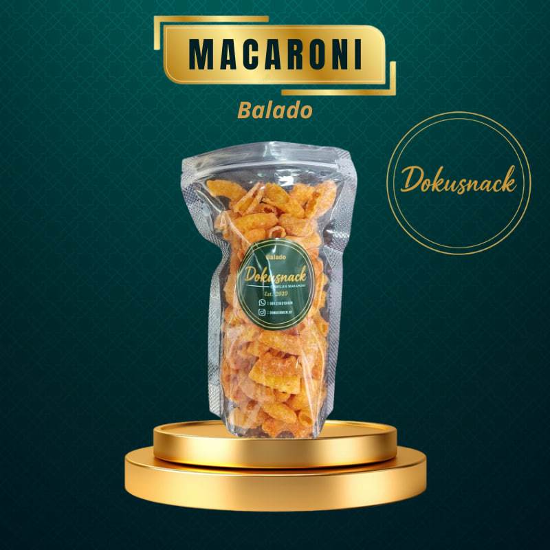 

Makaroni Bantat Balado Dokusnack - Camilan Renyah Rasa Balado | Snack Rumahan Favorit