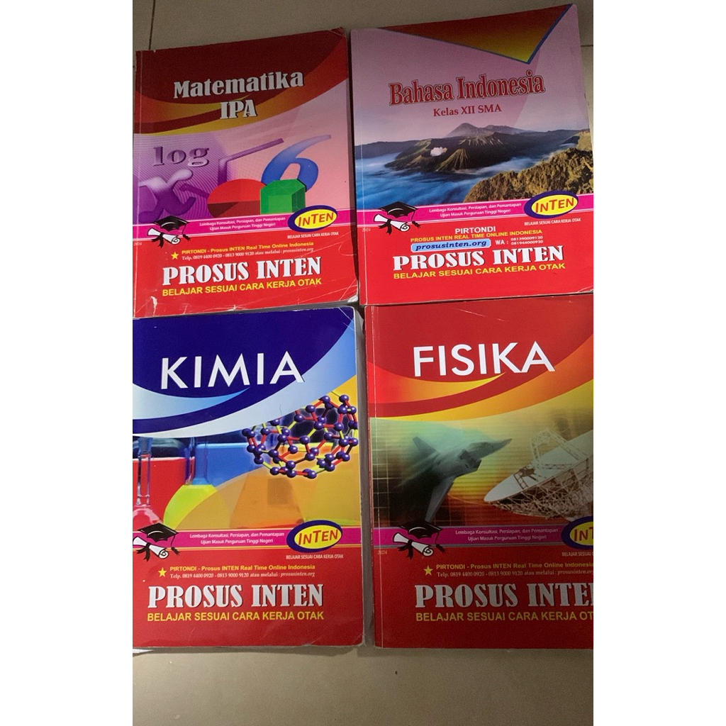 Preloved Buku inten 2025 kelas 12